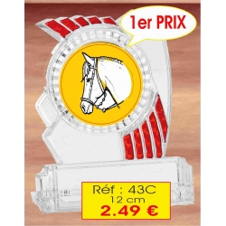 Trophée : Réf. 43C - 12cm - PVC